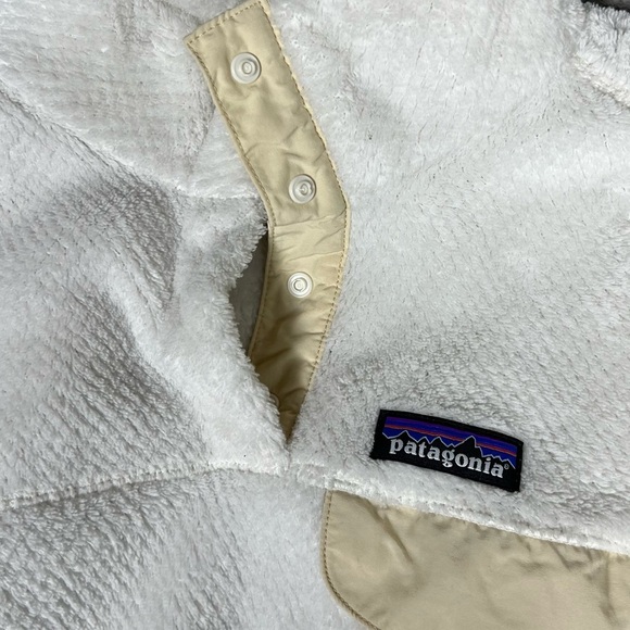 Patagonia Fleece Womens XS Re-Tool Snap T Pullover Polartec Neutral Fuzzy Warm - Picture 4 of 9